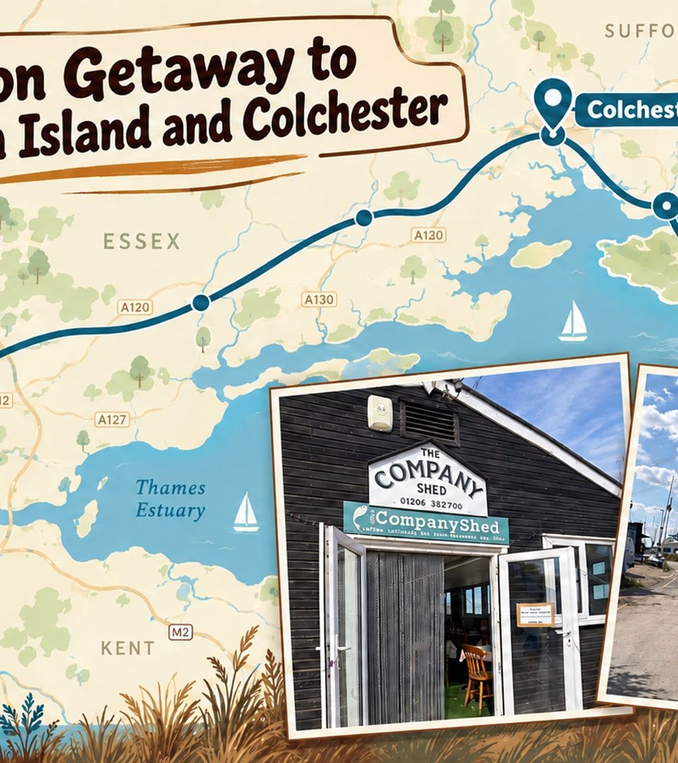 London Getaway - Day Trip to Mersea Island and Colchester